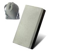CBRIGHT 1PC double face Combinaison 400# / 800# Format de poche Affûtage de la pierre à aiguiser, Broyage grossier Pierre de carbure de silicium/carbure de bore (1,97x0,98x0,39 pouces)