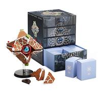 CC Countdown Characters Numskull Figurine de collection Destiny 2024 en forme de coquille de fantôme en pain d'épice - Marchandise officielle de Destiny - Statue de calendrier de l'Avent à construire