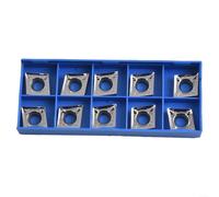 CCGT120404 carbure CNC indexable pour inserts en aluminium, 10 pièces, convient pour la semi-finition et la finition