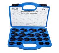 CCLIFE 19pcs Clé à renoncules Clé à renoncules Couple de douilles 1/2" 3/8" Mâle carré extérieur | 8-32mm