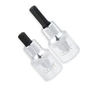 CCLIFE 2 pcs Jeu de Douilles d’écartement de Serrage de Jambe de Force (1/2")12,5/22,2 mm | 5,5 x 8,5 mm + 5 x 7 mm, Outil d'Amortisseur de Roulement de Roue, Outil de Retrait D'amortisseur