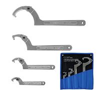 CCLIFE 4 pièces rgot articulée pour écrous à encoches latérales CR-V 19-170mm rochet réglable en C