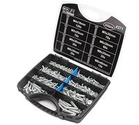 CCLIFE 425 pièces Jeu de Vis Boulon à Tête Fraisée Phillips M4 M5 M6 M8, 16-40mm, Vis cylindriques Cruciforme à filetage complet zinguées DIN 965