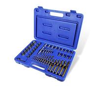 CCLIFE 49pcs coffret douille extracteurs de boulons antivol, extracteur d'ecrou endommagés Cr-Mo Matériau 8-19mm