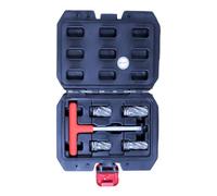CCLIFE ABS Lot de 5 alésoirs à capteur 14-18 mm | Nettoyer le capteur | Enlève la rouille et les dépôts | Poignée en T 125 mm | 1/4" | Acier 40CR & 9SiCr