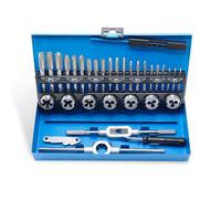 CCLIFE Coffret de Tarauds et Filières,32 pièces Kit de Filetage M3-M12 pour la Création et la Réparation de Filetage Taraudage et Filetage