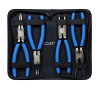 CCLIFE - Jeu de 4 pinces à circlips, pince à circlips, pince de sécurité, longueur 225 mm