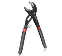 CCLIFE Pince à Pompe à Eau 175 mm, CR-V Pince Multiprise Régable Serrage Rapide avec Réglage à Cliquet