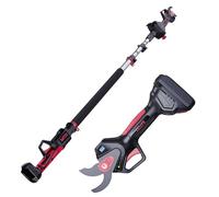 CCLIFE Sécateur sans fil 2 en 1 avec tige télescopique de 2 m jusqu'à 40 mm de diamètre de coupe compatible avec Makita 18 V/20 V (sans batterie)