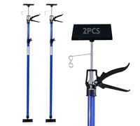 CCLIFE Set de 2 Etai de Soutien Télescopique Étai pour Plafond Extensible de 115 à 290 cm Charge Max 30 kg Étai de Porte Support Télescopique pour Plafond