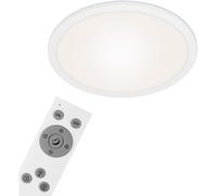 Cct Panneau Led Briloner Leuchten Piatto, 24 W, 2200 Lm, Ip20, Blanc, Plastique-Métal, Intensité Lumineuse Variable, Avec Télécommande, Cct, 40 Cm