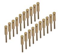 CCYLEZ Ensemble de Têtes de Meulage D'affûteuse de Tronçonneuse, 20 Pièces, pour Un Affûtage Efficace de la Chaîne de Scie et Un Traitement des Moules (Gold #13)