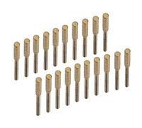 CCYLEZ Ensemble de Têtes de Meulage D'affûteuse de Tronçonneuse, 20 Pièces, pour Un Affûtage Efficace de la Chaîne de Scie et Un Traitement des Moules (Gold #11)