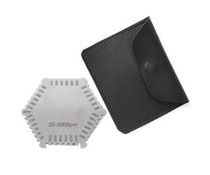 CCYLEZ Jauge de Film Humide en Acier Inoxydable, Outil de Mesure D'épaisseur de Haute Précision 25-3000um pour les Revêtements de Peinture et de Vernis
