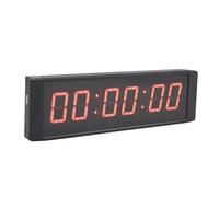 CCYLEZ Minuterie de Course LED à 6 Chiffres 1,5 Pouces | Compte à Rebours à Affichage Rouge pour Les événements en Cours, Chronomètre de Gymnastique, Télécommande