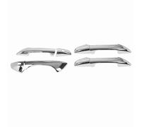 CCYLEZ Poignée de Porte Garniture pour 08-12, Kit de 4 | Finition argent brillant, Matériau ABS durable, Ensemble de 8 pièces, Protection anti-rayures, Ajustement parfait