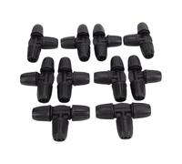CCYLEZ Raccord en T pour Irrigation Goutte à Goutte, Installation sans | Matériau PP durable, taille universelle de 1/2 pouce, mécanisme de verrouillage sécurisé, adapté à l\'irrigation du jardin