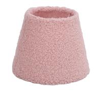 CCYLEZ Remplacement de l'Abat-jour en Tissu en Peluche, Abat-jour Rond Décoratif Doux et Confortable pour E27 E14 (PINK)