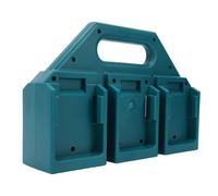CCYLEZ Support de Stockage de Batterie à 6 Emplacements adapté pour Organisateur Portable BL1830 BL1850 18 V 14,4 V, ABS, 6 Emplacements, 280 G, Retour de, Matériau Haute Température, Poignée,