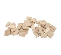 CCYLEZ Tenons Dominos en Bois de Hêtre, 50 Pièces, pour L'épissure de Meubles et la Fabrication D'armoires, Tenons Amples 8x40mm, Accessoire de Travail du Bois Durable