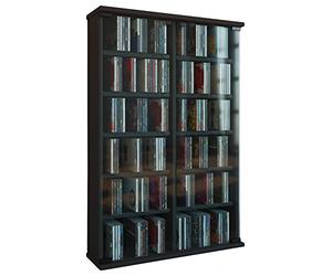 CD-Cabinet ROMA noir
