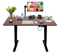 CD120 BT Bureau Assis-Debout électrique Complet avec Plateau de 120 cm Hauteur Ajustable de 72 à 118 cm Charge maximale de 70 kg Poste Travail Assis Debout Domicile télétravail Bureau