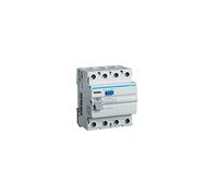 Hager Interrupteur différentiel CD441J tétrapolaire, 30 mA, 40 A, Type AC, bornes alignées