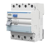 CDA440D Disjoncteur type A 40 A 30 mA 4 pôles 3P+N Interrupteur FI 6 kA pour rail DIN DIN, disjoncteur RCD 230 V 400 V, technique de vissage QuickConnect, protection des personnes