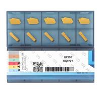 CDBP Plaquette de rechange GTN-3(SP300) pour outils de découpe SPB326/332, revêtement jaune CVD, 10 pièces