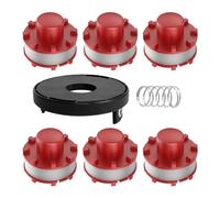 CDIYTOOL 3405096 Lot de 6 bobines de Rechange pour débroussailleuse Einhell GE-CT 36/30 LI E Solo, AGILLO 36/255 BL, AGILLO 18/200, 2 mm, 8,1 m