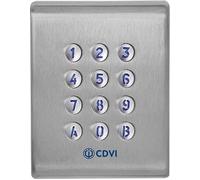 CDVI Security F0201000053-G Serrure à code 12 V, 24 V, 48 V IP65 Bluetooth, avec clavier éclairé