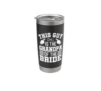Ce gars est le grand-père de la fête de mariage amusante de la mariée Gobelet isotherme en acier inoxydable double paroi