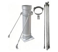 Ce kit de Supports de cheminée et de Fixations murales pour poêles à Bois