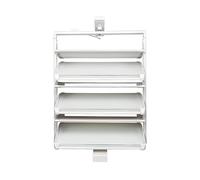 Ce Meuble à Chaussures Coulissant et pivotant, doté d'une Armoire de Rangement réglable en Hauteur, d'une étagère Verticale et d'une Conception Peu encombrante, Offre Une Solution de rangeme