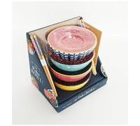 Ce Soir C'est Poke Bowl ! - Coffret Avec 4 Bols En Céramique, 4 Paires De Baguettes Et 1 Livret