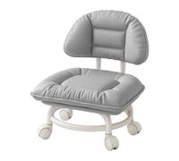 Ce tabouret de coiffeuse dispose d'un siège bas rembourré, d'un dossier et | Tabouret de travail pour bureau, salon, bar, cuisine, coiffeuse, travail, dessin, garage, spa, couture, tâche