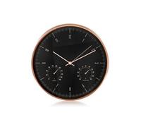 Ce70 g horloge murale avec thermomètre et hygromètre 12 30cm en or