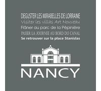 Ceanothe Tableau sur toile Nancy gris 30x30 cm Décoration Murale Art Décoratif Muraux Peinture Imprimée en HD Salon Chambre Bureau Bois de Forêt FSC Fabriqué en France