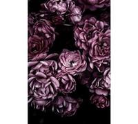 CEANOTHE Tableau sur verre synthétique romance florale 80x120 cm Rose Verre synthétique Rose