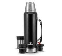 CEBADOR Thermos Largoinox 1,2 L - Bouteille isotherme inox double paroi, anti-fuite, bouchon verseur, sans BPA