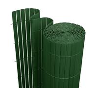 Cecaylie Canisse en PVC,Vert Brise vue balcon Renfort en 3 poids, anti-moisissure et facile d'entretien - Renforcé - Forte intimité pour jardin, balcon, terrasse(90 * 1000cm)