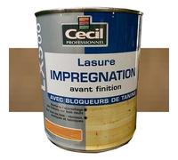 Cecil Lasure d'imprégnation Professionnel LX500 Bois foncé 1 L