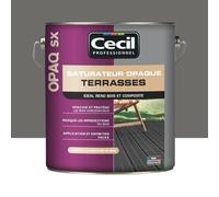 CECIL OPAQ SX Saturateur Terrasses Bois grisé 5 L
