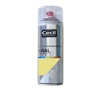 Cecil Peinture Aérosol Professionnel PA RAL - Ivoire satin (RAL 1015) 0,4 L