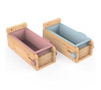 CÉCOA • Fabrique à Savon • Moule en Silicone • Outil de Découpe et de Fabrique • Kit Compet • Découpe Précis • Facile d'Utilisation • 22,5 x 10,5 x 10 cm