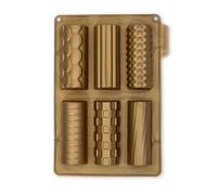 CÉCOA • Moule à Gâteau de Noël • 6 Mini Bûches • 100% Silicone • Moule à Chocolat de Noël • Haute Qualité • Anti-Adhésif • Sans BPA • Cuisson Parfaite et Démoulage Facile