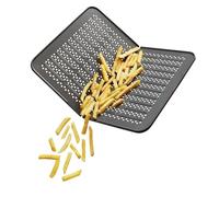 CÉCOA • Plaque Flexible Perforée pour Frites au Four • Antiadhésive, Résistante et Pratique • Versement Facile • Idéale pour Cuisson au Four, Grillades et Légumes