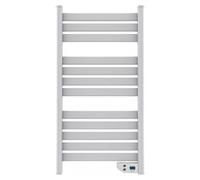 Cecotec Sèche-Serviettes électrique ReadyWarm 9000 Twin Towel Black 500 W, Affichage LED et minuterie 2h (Blanc)