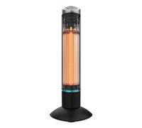 Cecotec Chauffage extérieur sur pied ReadyWarm 1000 Power Tower 1000 W 2 niveaux Halogène