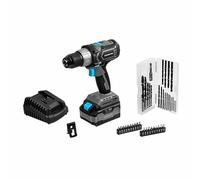 Cecotec Perceuse et Tournevis à Batterie CecoRaptor Perfect Drill 4020 Brushless Ultra. Batterie 20V et 4000 mAh, Vitesse à Vide 2000 rpm, Couple Maximum 46 Nm, 25+1 Positions.